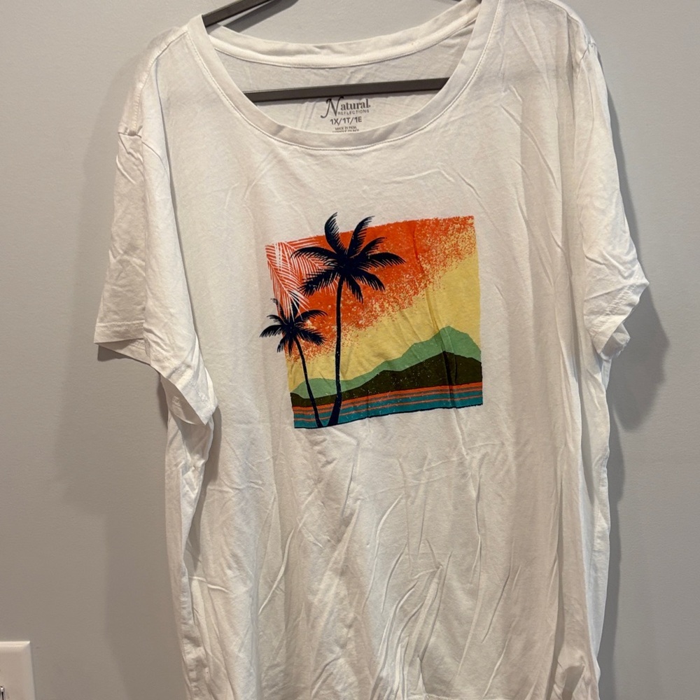 Natural Reflections White T-Shirt